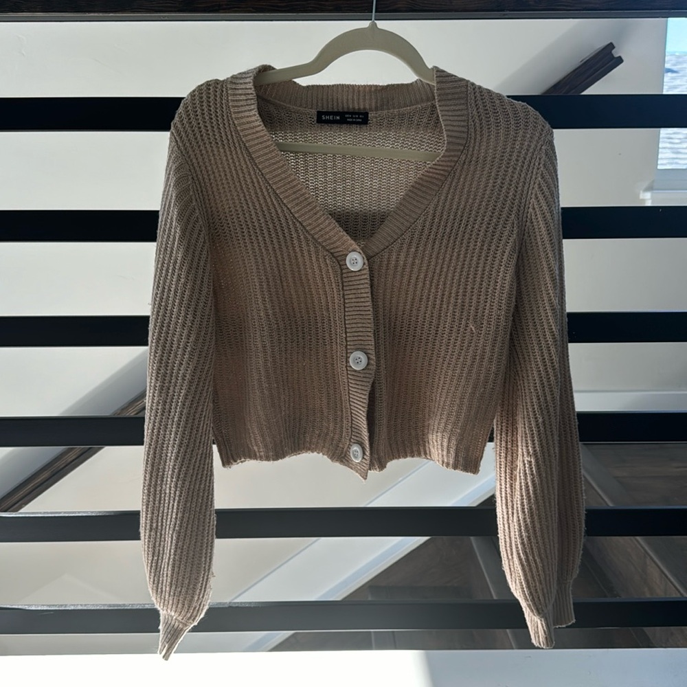 Fall button up sweater